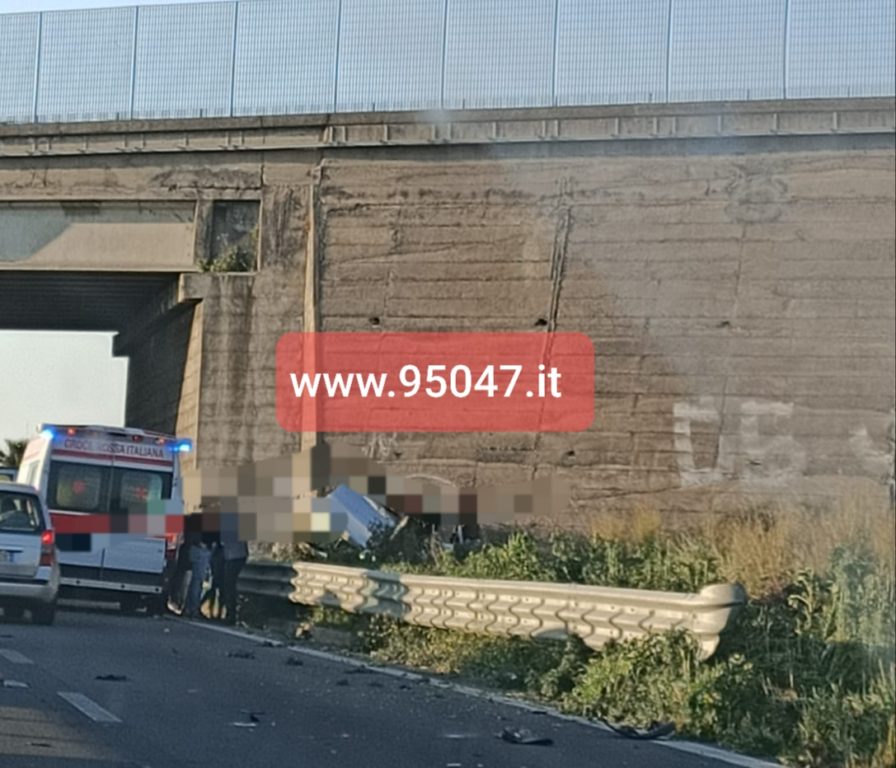 GRAVISSIMO INCIDENTE SULLA SS121, DUE FERITI