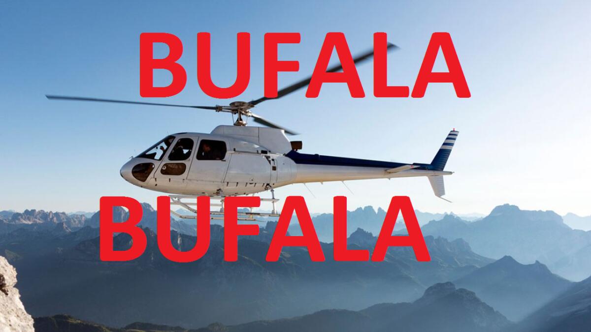 NESSUN ELICOTTERO SORVOLERÀ PATERNO' "PER DISINFETTARE TUTTO" - 