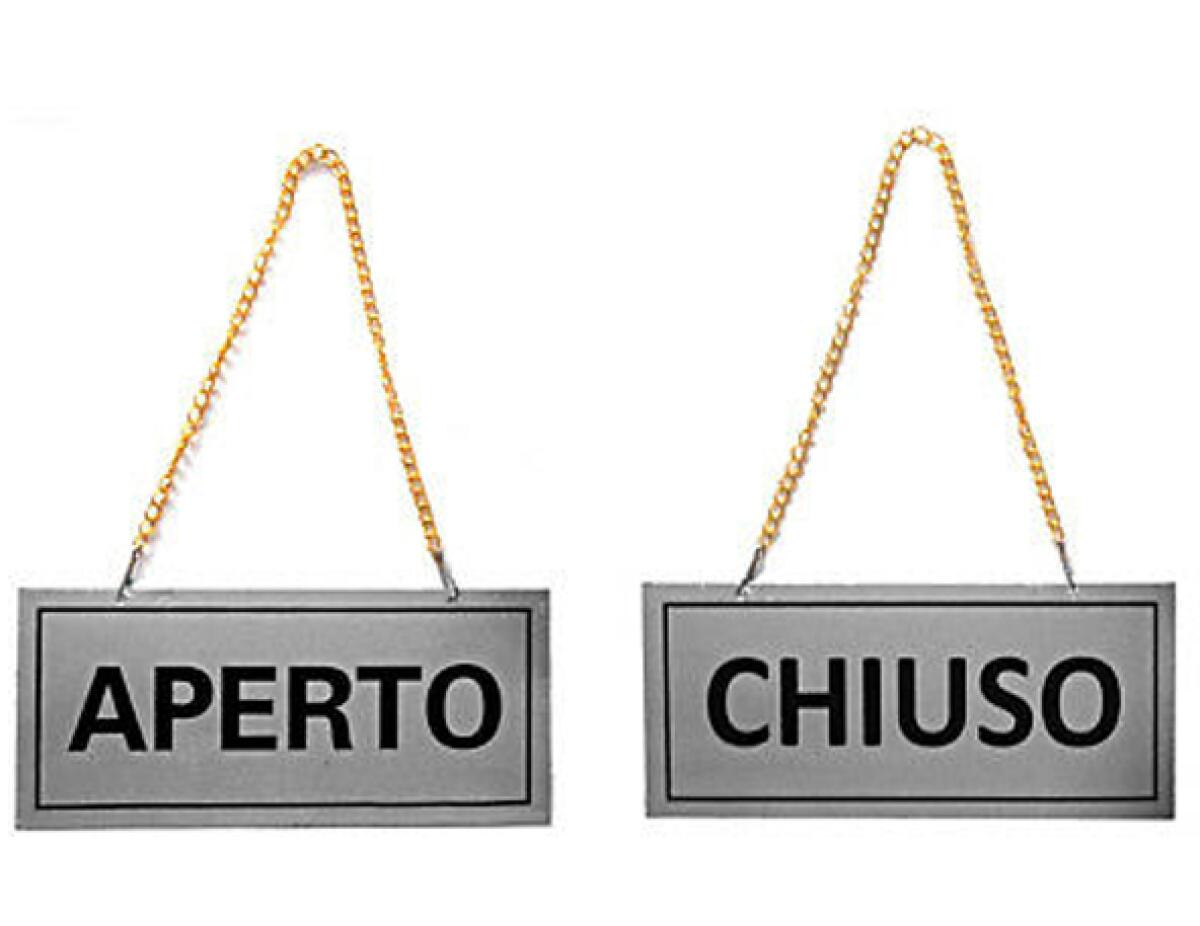 NUOVA ORDINANZA DEL SINDACO, CAMBIANO GLI  ORARI APERTURA ESERCIZI COMMERCIALI - 