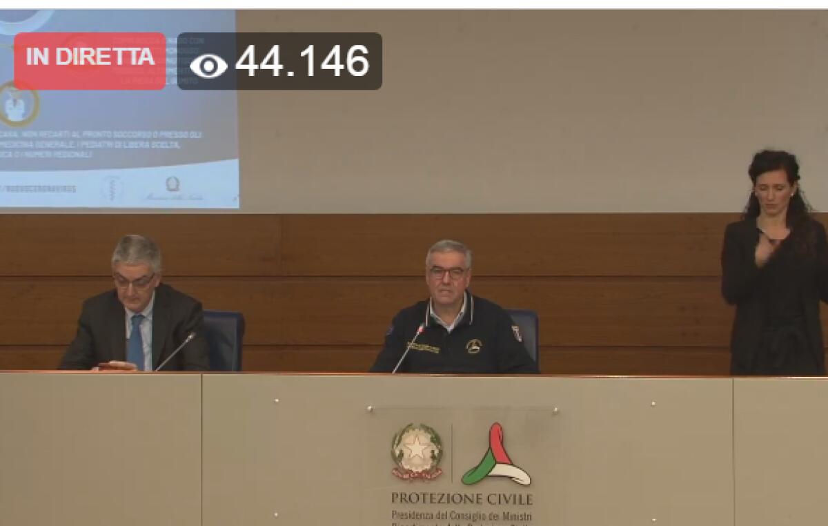 DATI ITALIA: IN ITALIA OGGI 743 MORTI E 3.612 CONTAGIATI IN PIÙ, IN SICILIA 799 CASI - 