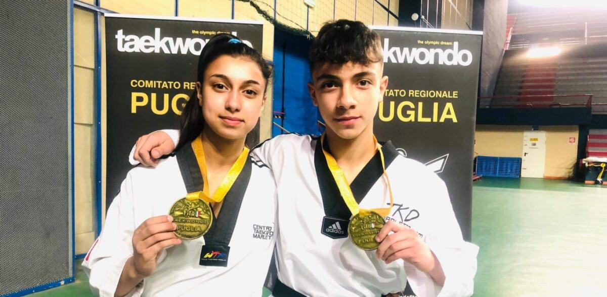 PATERNÓ: TAEKWONDO MARLETTA,CATENA E PENNISI DUE “RAGAZZI D’ORO” VINCITORI IN PUGLIA. - 