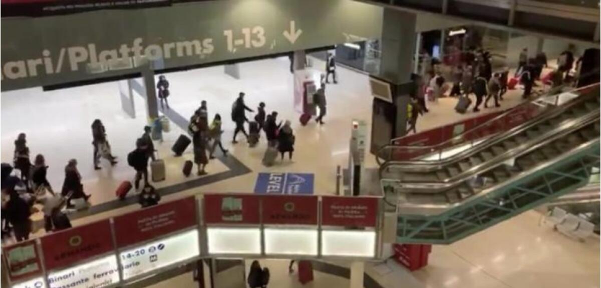 CORONAVIRUS, TUTTI IN FUGA DAL NORD, TRENI PER IL SUD PRESI D'ASSALTO - 