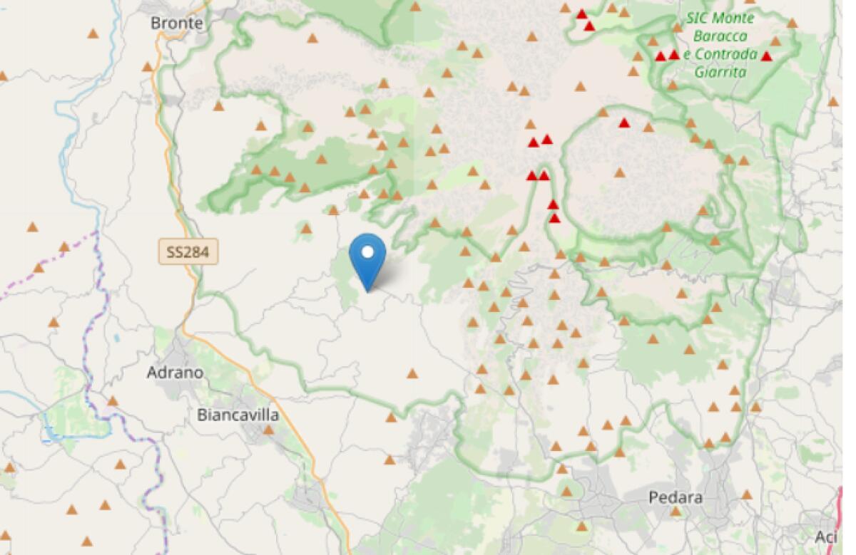 SCOSSA DI TERREMOTO NELLA ZONA DI RAGALNA, MAGNITUDO 2.5 - 