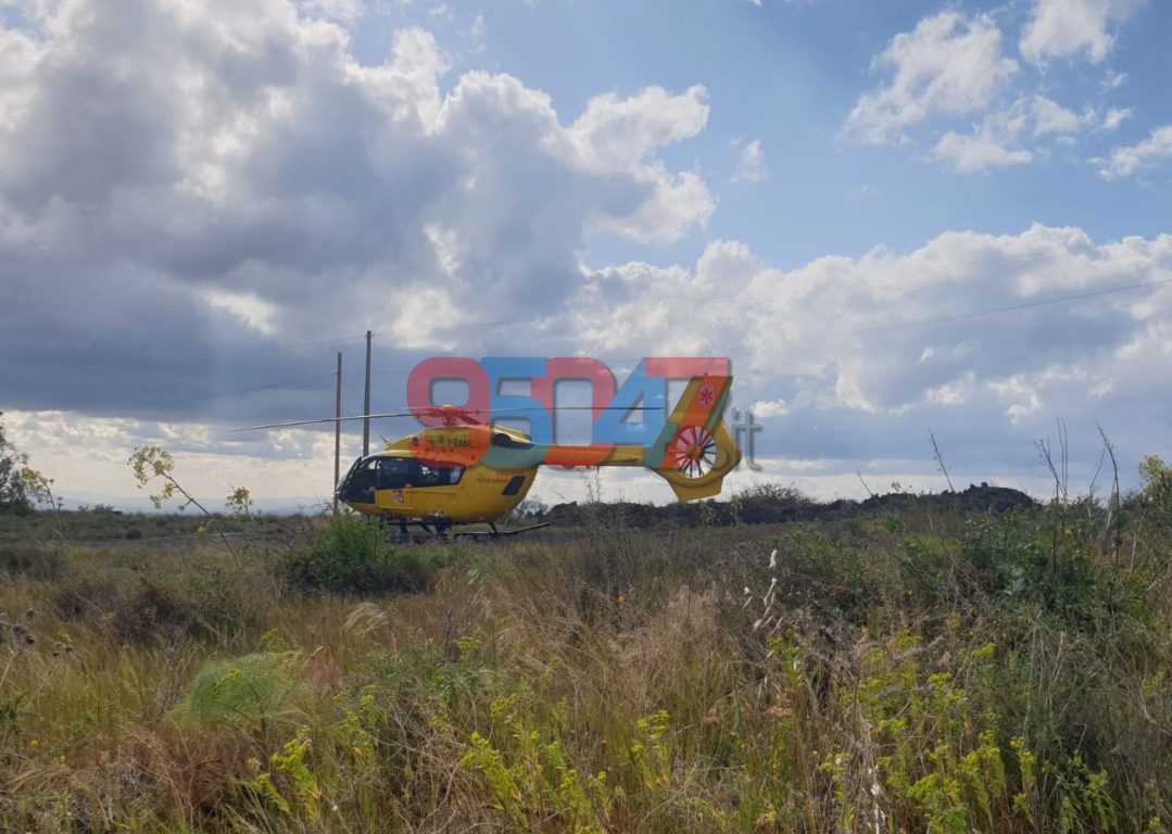 INCIDENTE SULLA SP56I IN TERRITORIO DI BELPASSO, UN FERITO GRAVE
