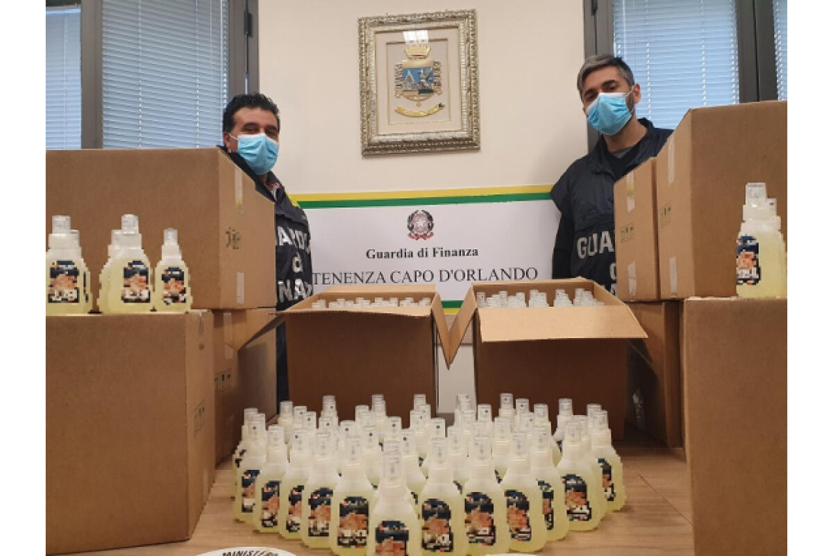MESSINA: SEQUESTRATI OLTRE 6MILA FLACONI DI IGIENIZZANTI, FALSAMENTE PUBBLICIZZATI COME “SANITIZZANTI - 