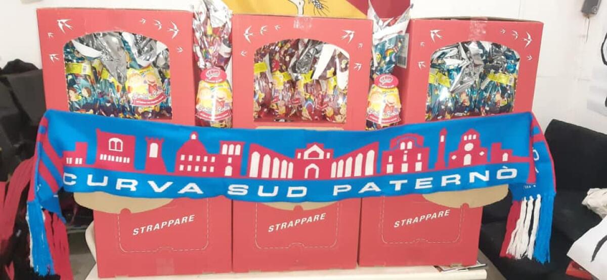 CONCLUSA LA BELLISSIMA INIZIATIVA DELLA CURVA SUD DI PATERNO' - 