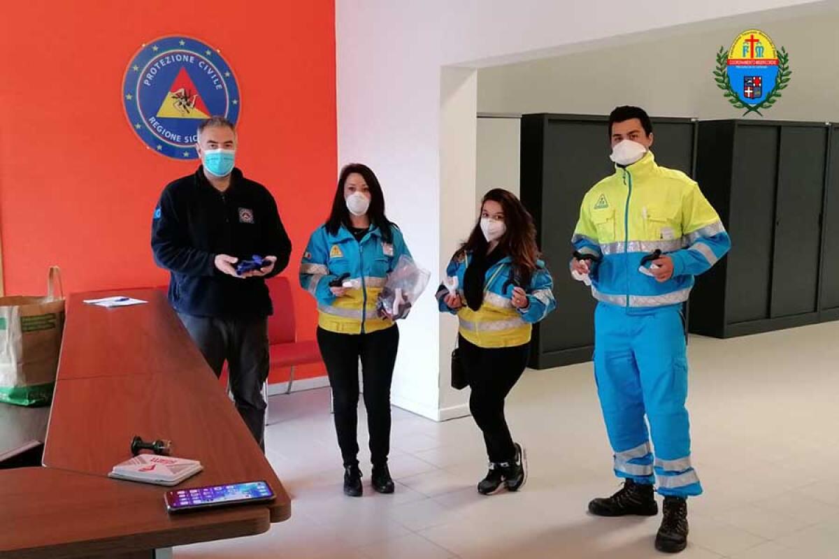 CORONAVIRUS. 90 "SDOPPIATORI A Y" PER VENTILATORI POLMONARI ALLA MISERICORDIA DI PEDARA - 