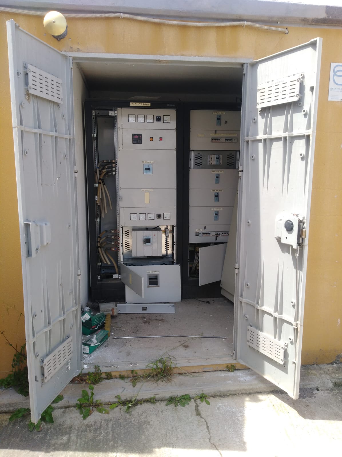 PATERNÒ, FURTO DI CAVI ELETTRICI AL “FALCONE-BORSELLINO”