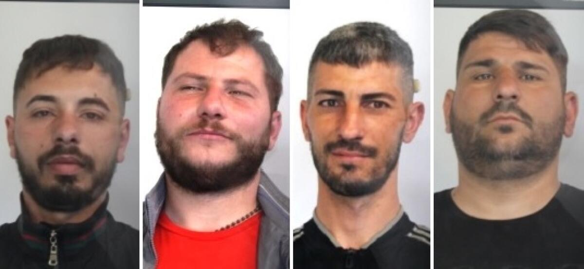 CATANIA, BECCATI A SMONTARE UN’AUTO RUBATA: 4 ARRESTI. IL MOTORE RITROVATO PRESSO UN MECCANICO CHE È STATO DENUNCIATO - 