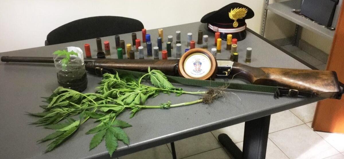 MASCALI, DETENZIONE ILLEGALE DI MUNIZIONI E DROGA: DENUNCIATI PADRE E FIGLIO - 
