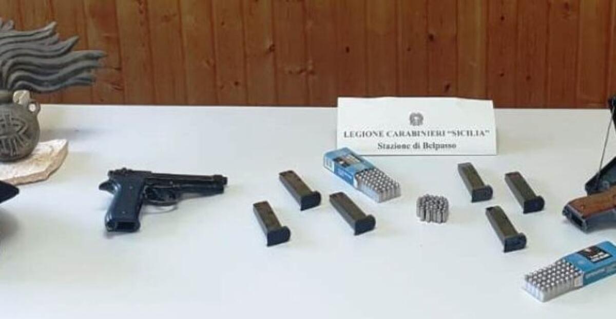 BELPASSO, DETENEVA IN CASA ARMI MODIFICATE: ARRESTATO - 