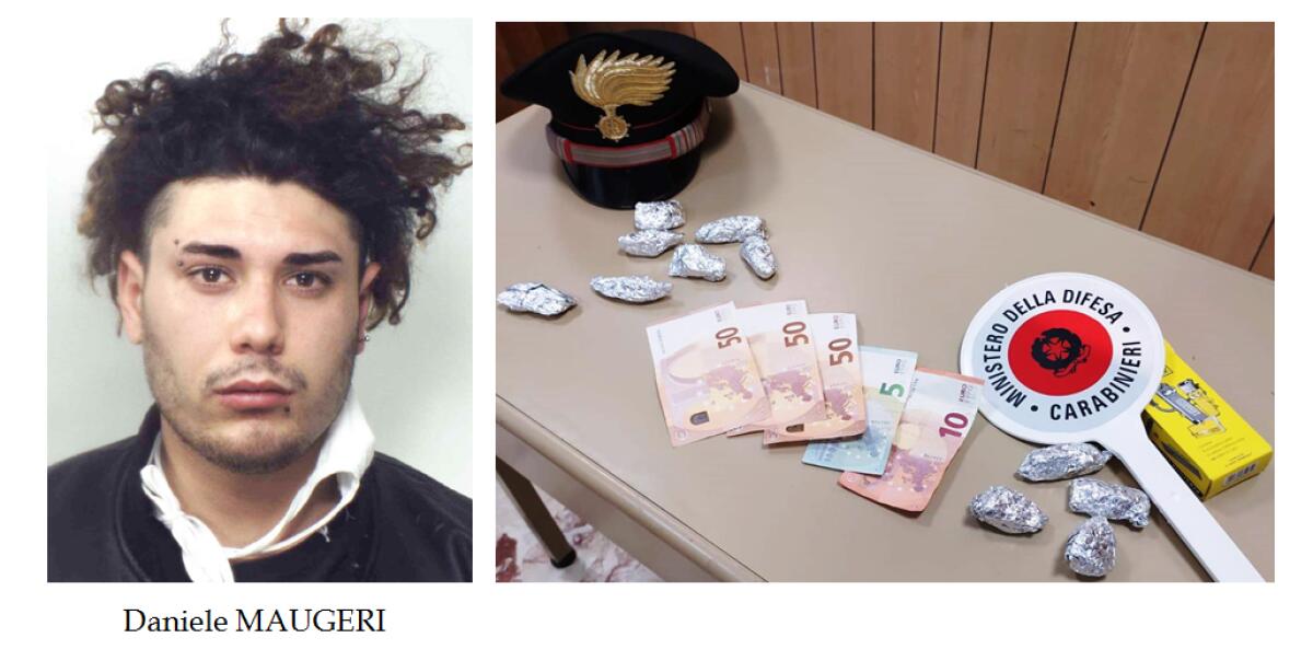 ACI SANT’ANTONIO: PUSHER BECCATO CON LA DROGA NEL GIUBBOTTO - 