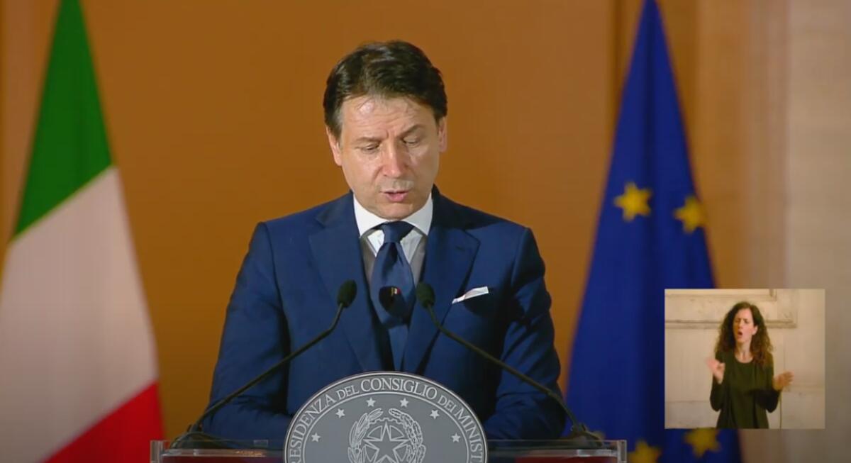 CONTE: “LUNEDÌ RIAPRONO BAR, RISTORANTI, NEGOZI, PARRUCCHIERI E CENTRI ESTETICI” IL 25 MAGGIO AL VIA LE PALESTRE, DAL 15 GIUGNO CINEMA E TEATRI» - 