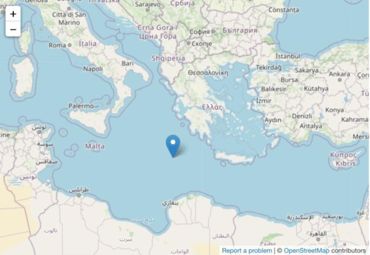 TERREMOTO NELLA NOTTE DI MAGNITUDO 5.8, AVVERTITO IN SICILIA, PUGLIA E CALABRIA - 
