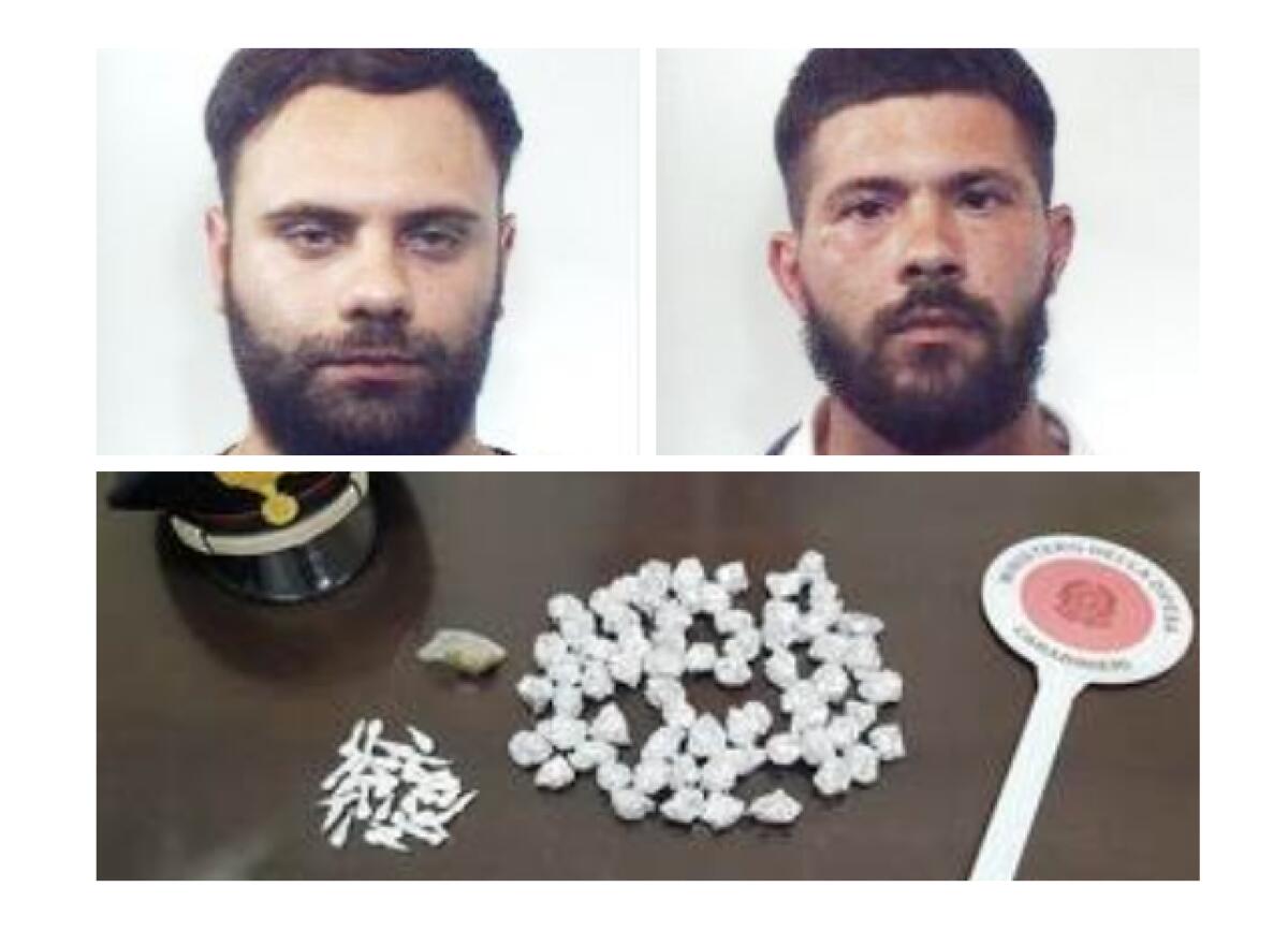 PATERNO': FERMATI A UN CONTROLLO AVEVANO LA DROGA IN AUTO, DUE ARRESTI - 