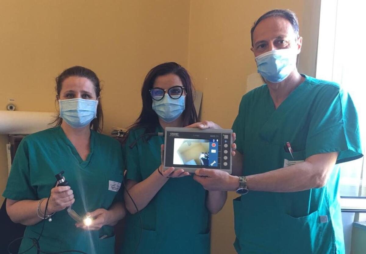 LA FILIERA AGRUMICOLA SICILIANA DONA VIDEO-LARINGOSCOPIO E DPI AGLI OSPEDALI DI PATERNÒ E BIANCAVILLA - 