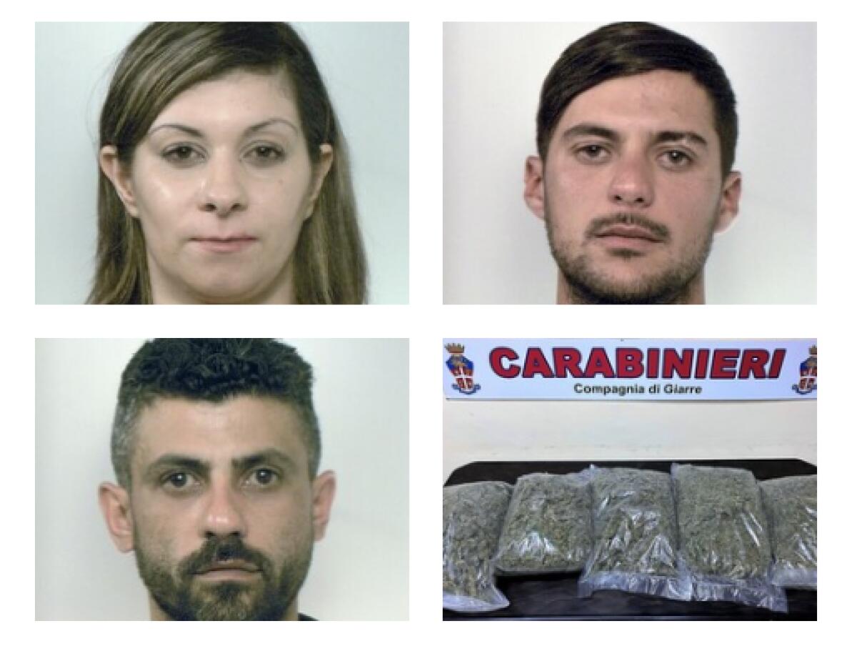 SEQUESTRATI OLTRE 5 KG DI DROGA A RIPOSTO. TRE IN MANETTE - 