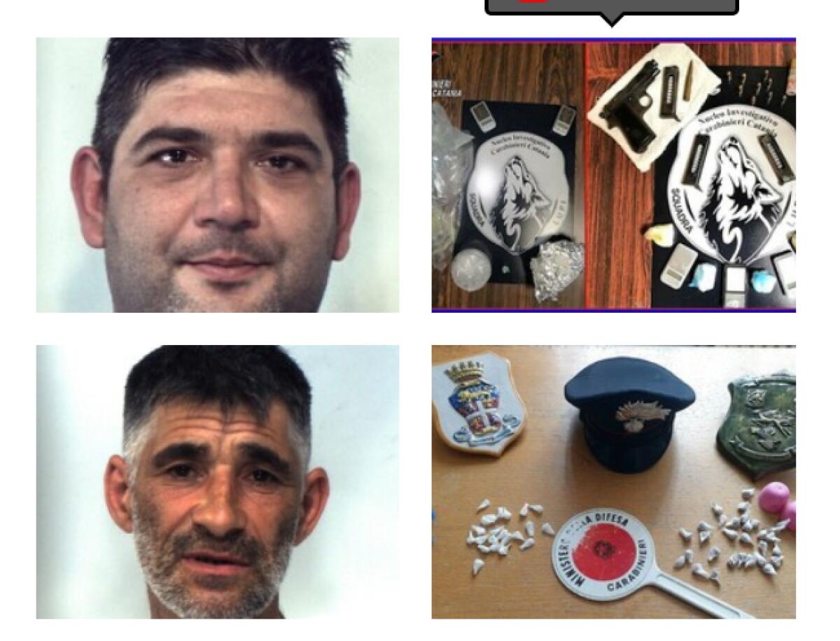 CATANIA E PALAGONIA, ARRESTI PER DROGA - 