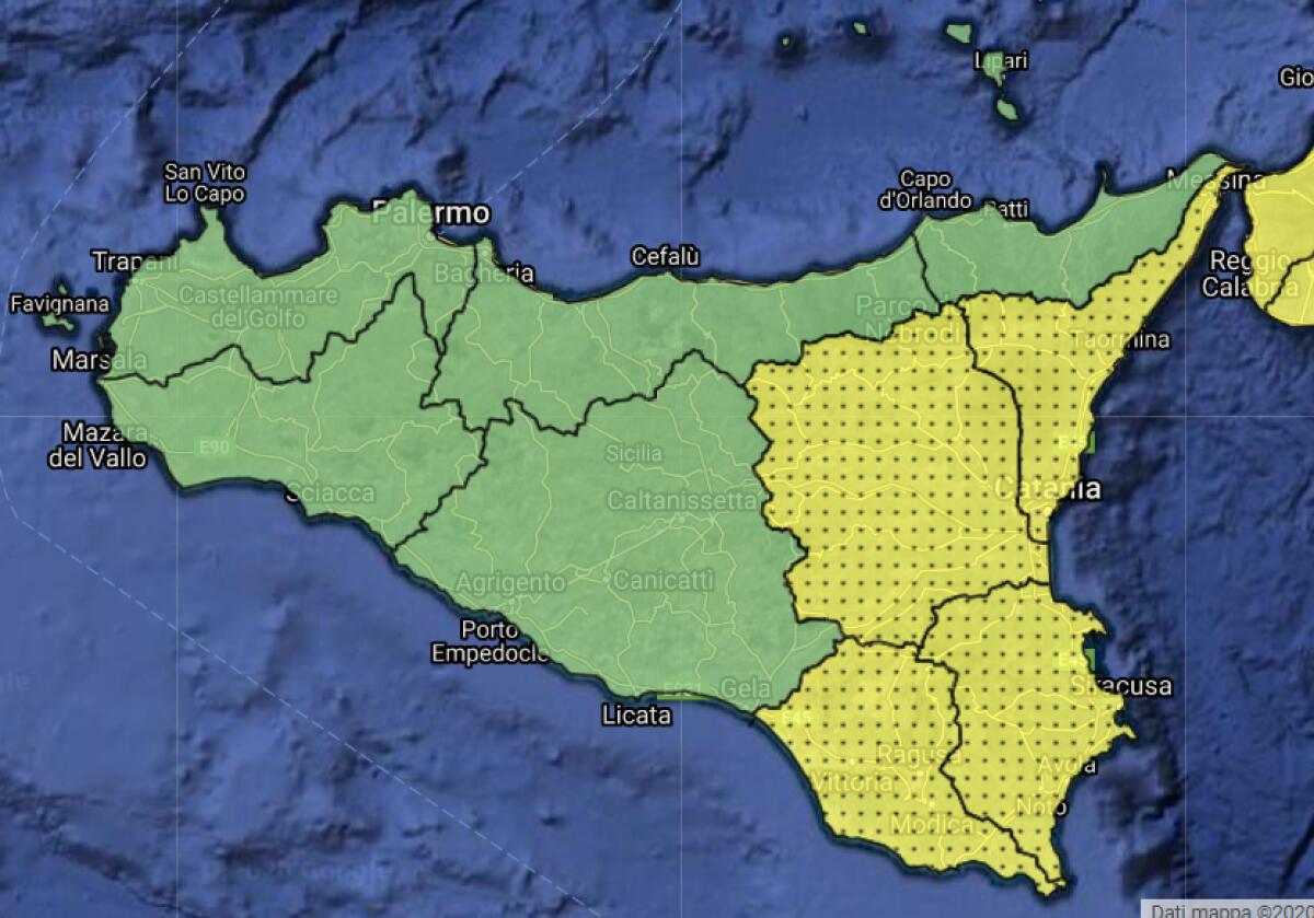 METEO: LA PROTEZIONE CIVILE DIRAMA L’ALLERTA GIALLA PER LA GIORNATA DI DOMANI - 