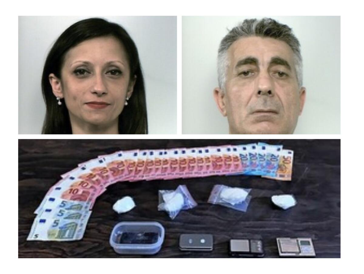 NASCONDEVA LA COCAINA NEL REGGISENO: COPPIA ARRESTATA A GIARRE - 