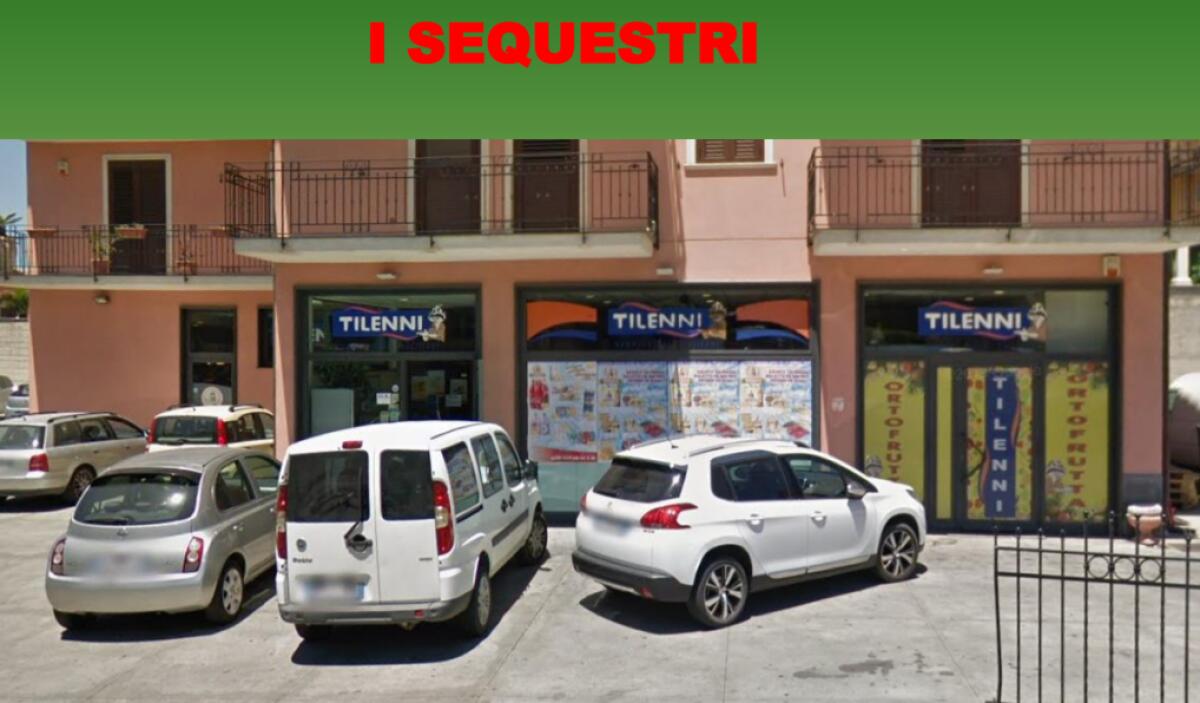 MAXI SEQUESTRO AL GRUPPO TILENNI: SIGILLI A 7 SUPERMARKET COMPRESO QUELLO DI PATERNO' - 