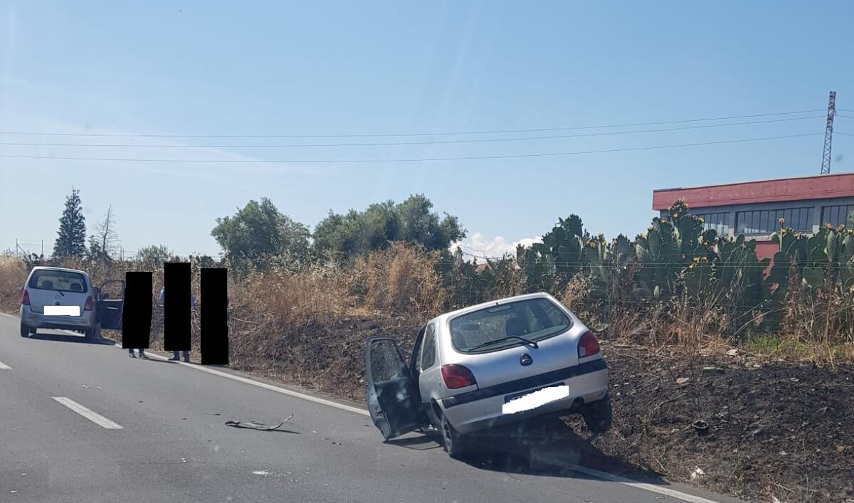INCIDENTE QUESTA MATTINA SULLA SS121 IN DIREZIONE CATANIA - 