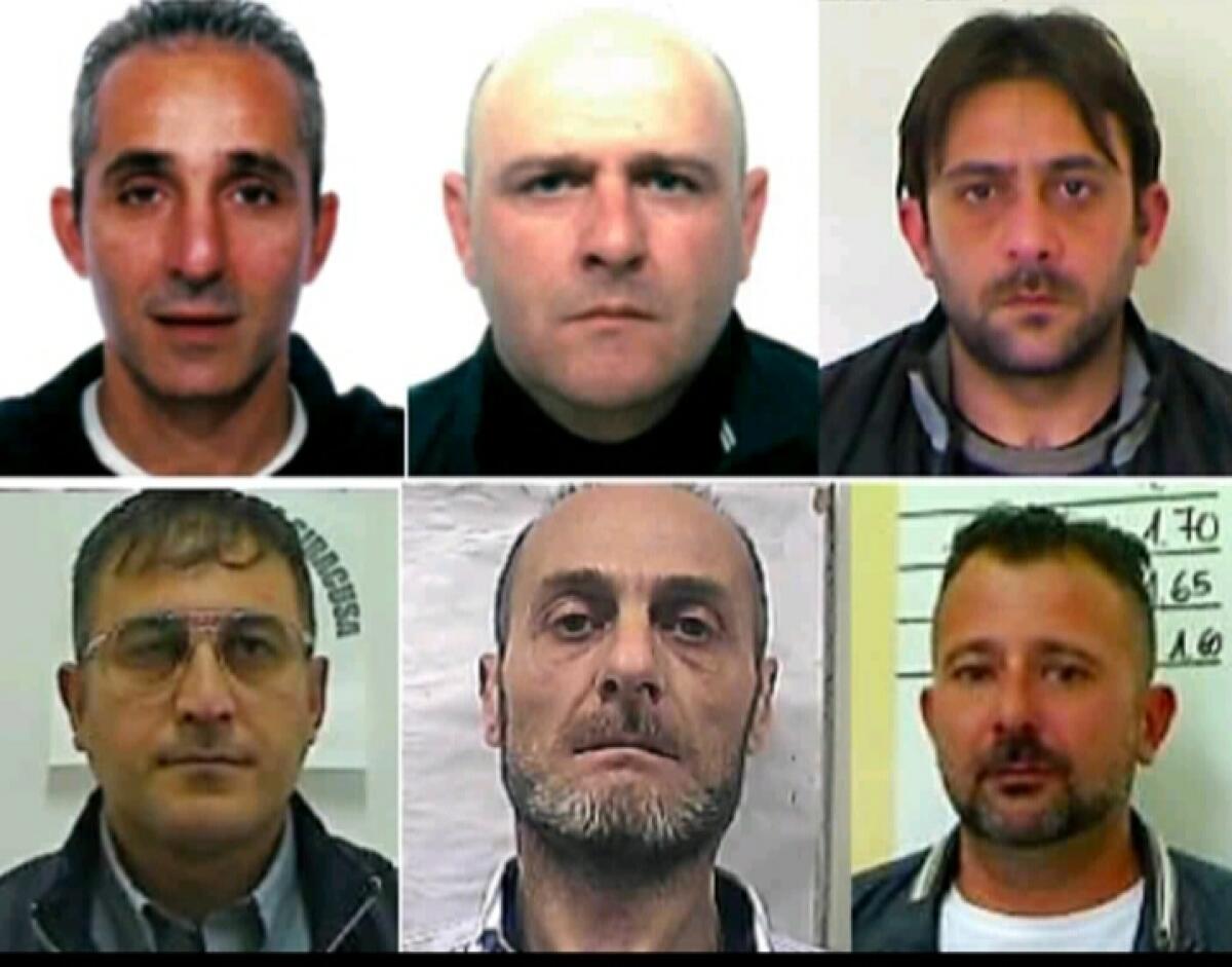 CATANIA  INDAGINI SU DUE OMICIDI DI MAFIA NEL 2014: SEI ARRESTI - 
