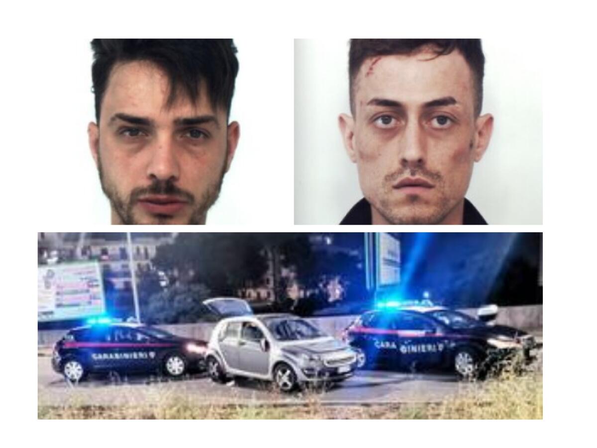 CATANIA. FOLLE FUGA IN CONTROMANO PER SFUGGIRE AI CARABINIERI: PRESI - 