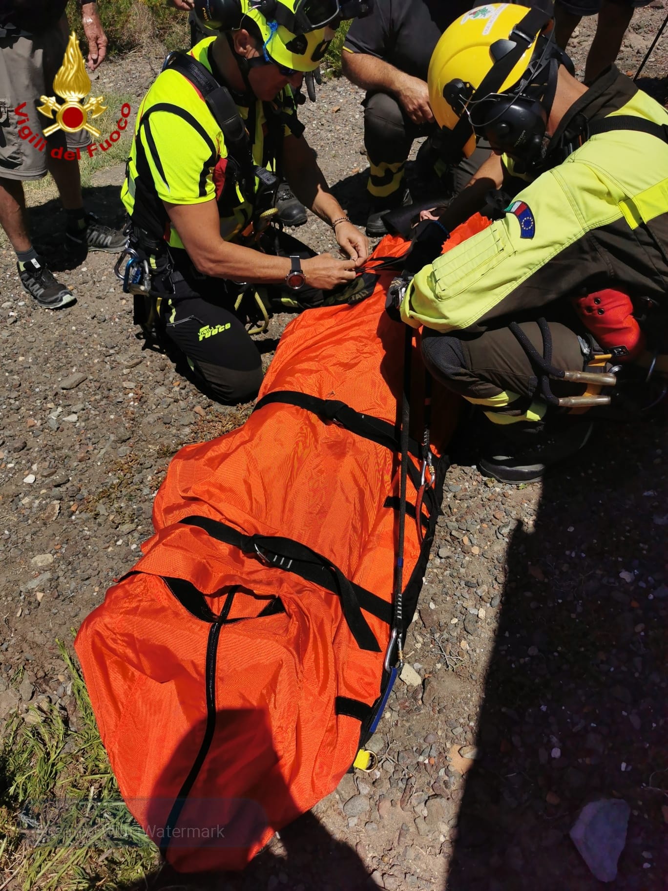 LIPARI, ESCURSIONISTA SOCCORSO DAI VVF DI CATANIA