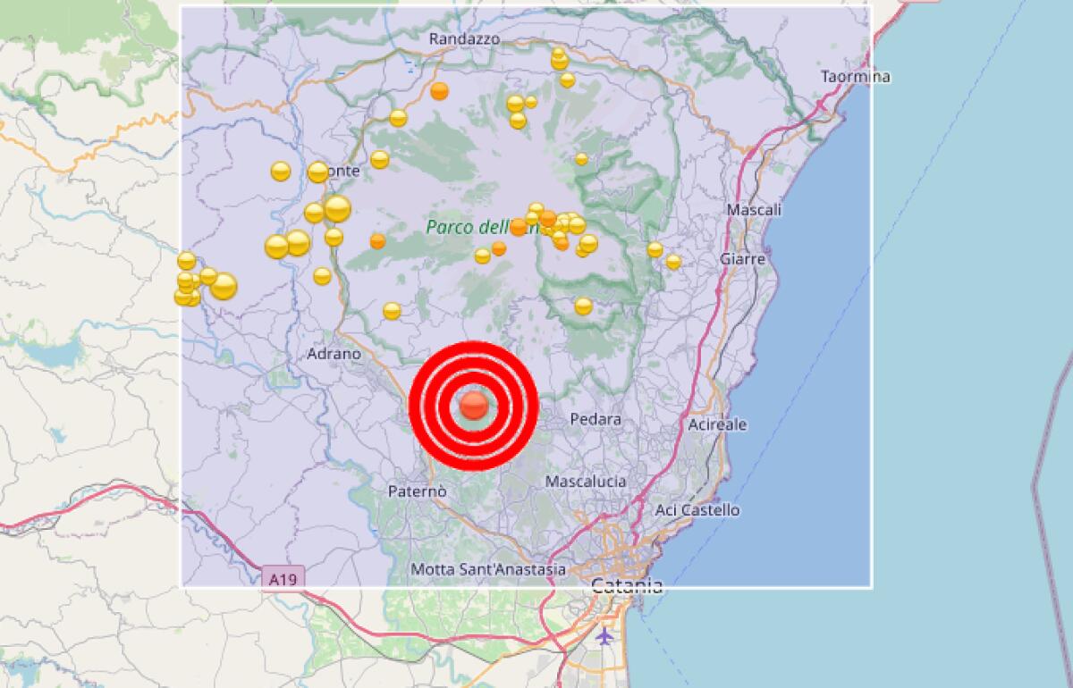 TERREMOTO MAGNITUDO 3.0 ALLE ORE 07.40 CON EPICENTRO A RAGALNA - 