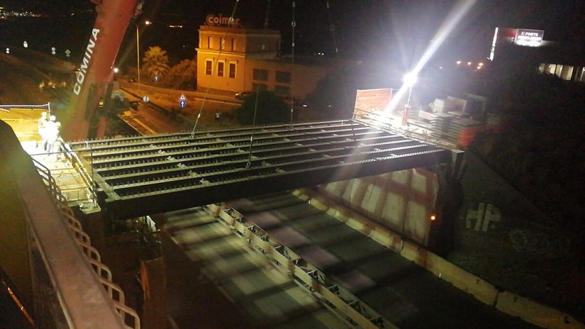 VARATO IN NOTTATA IL NUOVO PONTE GRACI, LUNEDÌ E MARTEDÌ NOTTE, ULTERIORE CHIUSURA DELLA SS121 - 