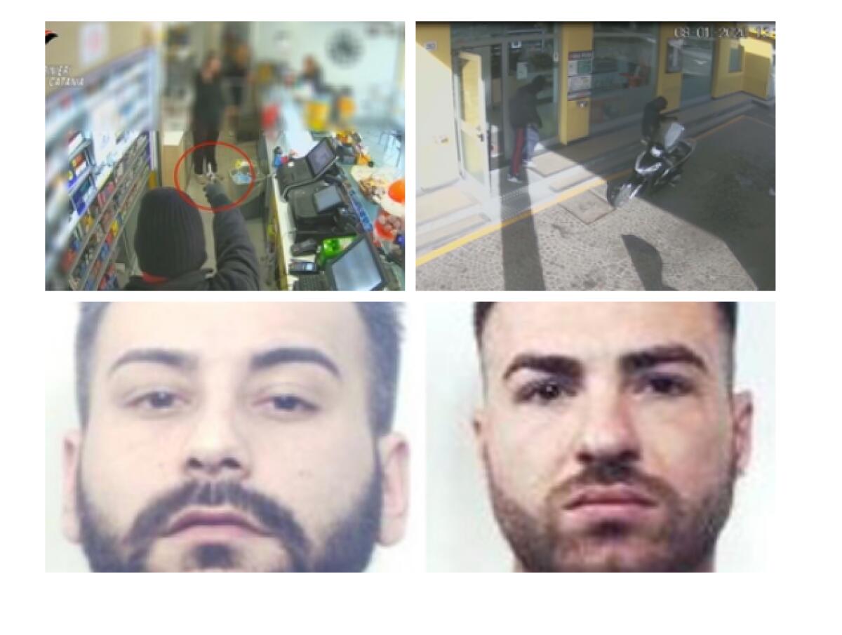 PATERNÒ: RAPINE A COMMERCIANTI, 2 ARRESTI - FOTO E VIDEO - 