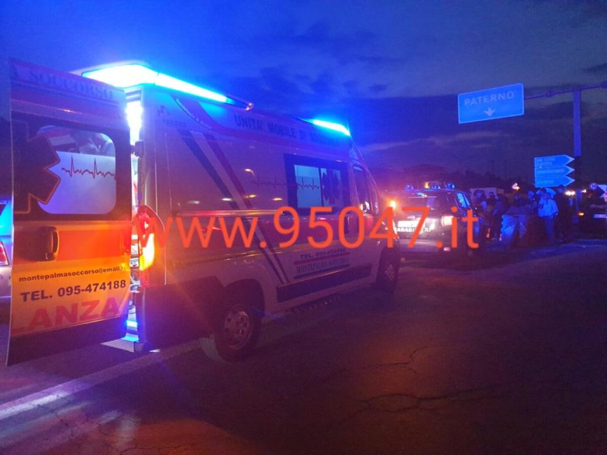 INDICENTE AUTO-MOTO  SULLA SS121, FERITO CENTAURO LUNGHISSIME CODE IN DIREZIONE PATERNO' - 