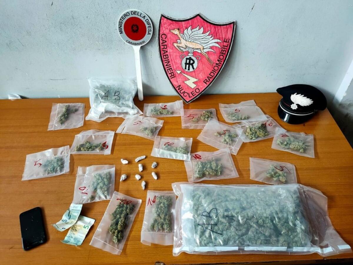 CATANIA: NASCONDEVA DIETRO AL DIVANO 1 KG DI MARIJUANA: ARRESTATO - 