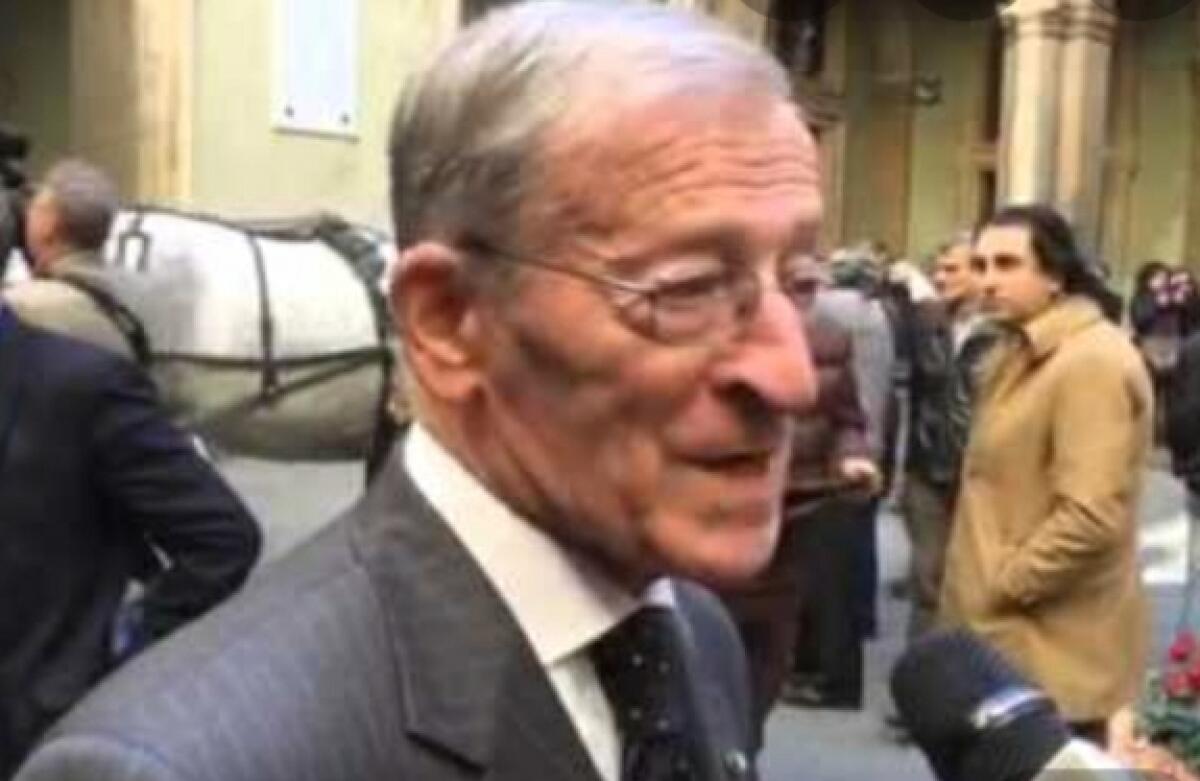 CATANIA: Ė MORTO IL COMMENDATORE MAINA, POGLIESE: "CATANIA PERDE UNA PARTE DI SÉ" - 