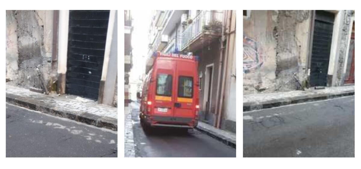 PATERNO: AUTO ROMPE TUBO DEL GAS,INTERVENGONO VVF E CC – LE FOTO - 