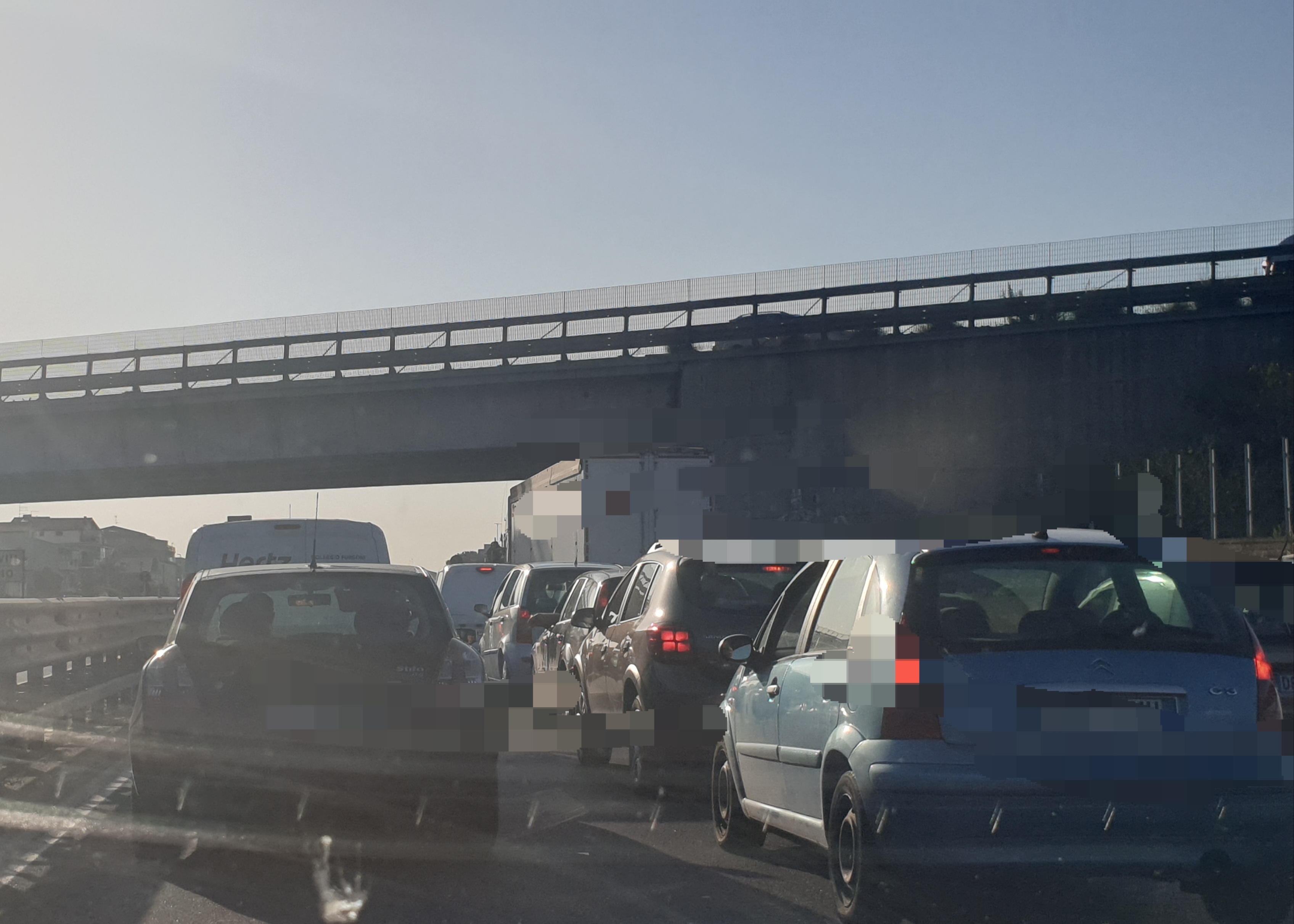 CODE E DISAGI SULLA SS121 PER LAVORI