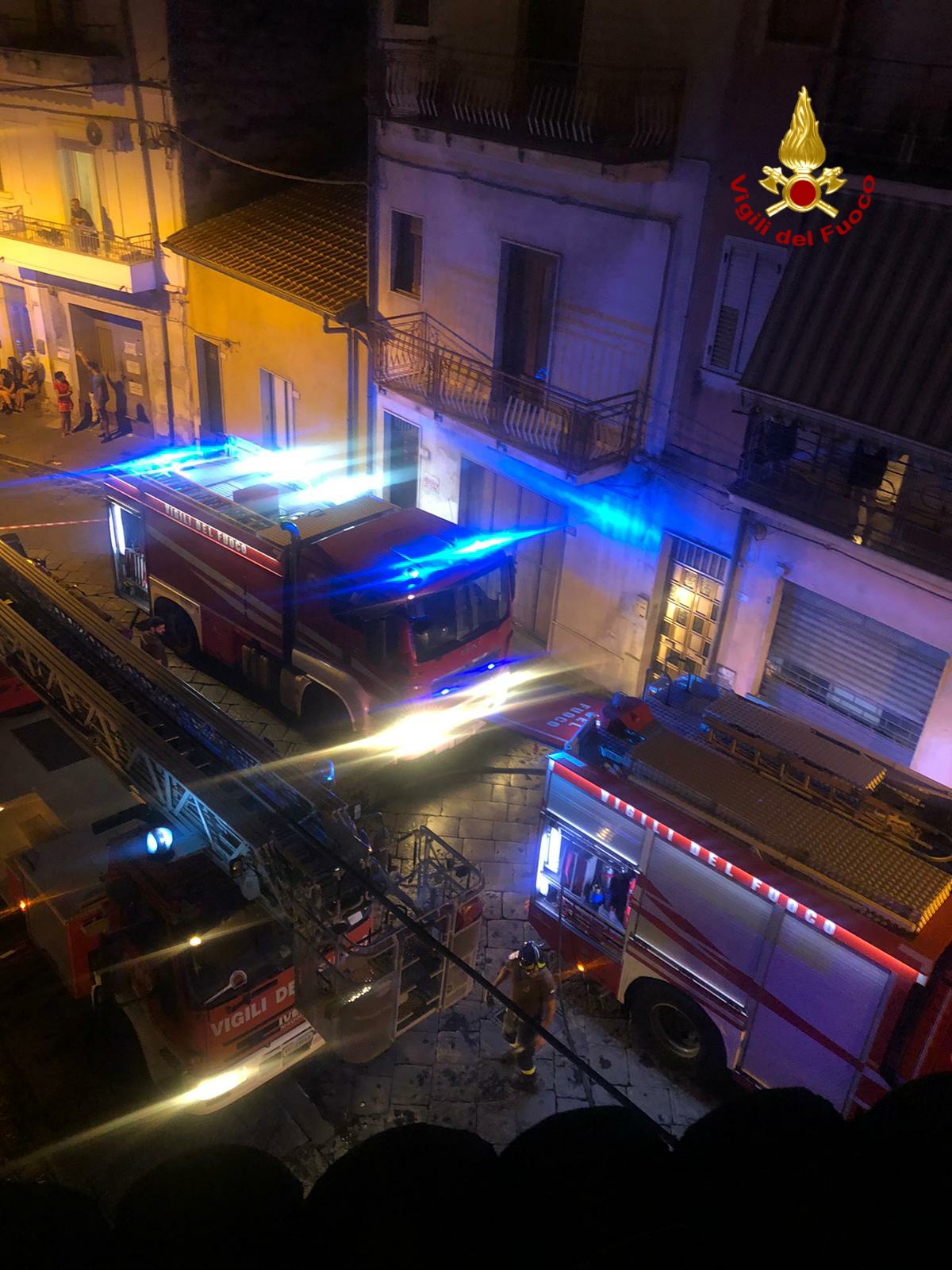 SCORDIA, INCENDIO IN UN’ABITAZIONE: MUORE UN 75ENNE