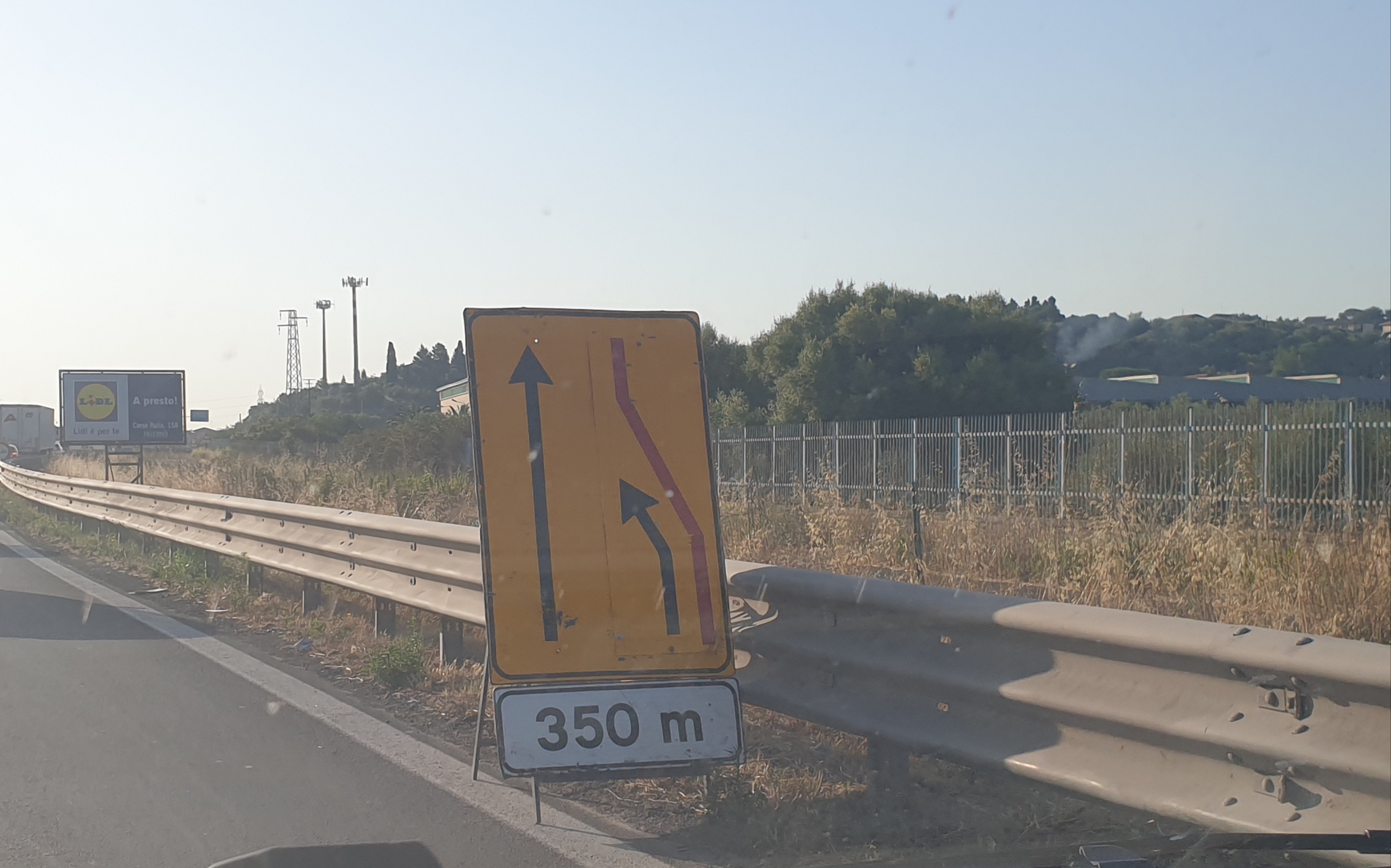 CODE E DISAGI SULLA SS121 PER LAVORI