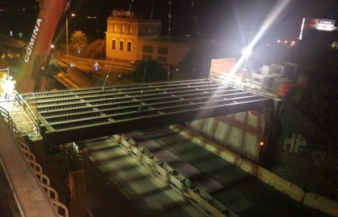 VARATO IN NOTTATA IL NUOVO PONTE GRACI, LUNEDÌ E MARTEDÌ NOTTE, ULTERIORE CHIUSURA DELLA SS121