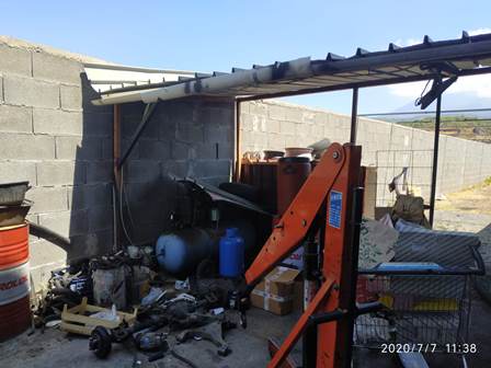 ADRANO: CHIUSA UN’OFFICINA ABUSIVA E SEQUESTRATA ANCHE L’AUTOVETTURA TROVATA IN RIPARAZIONE