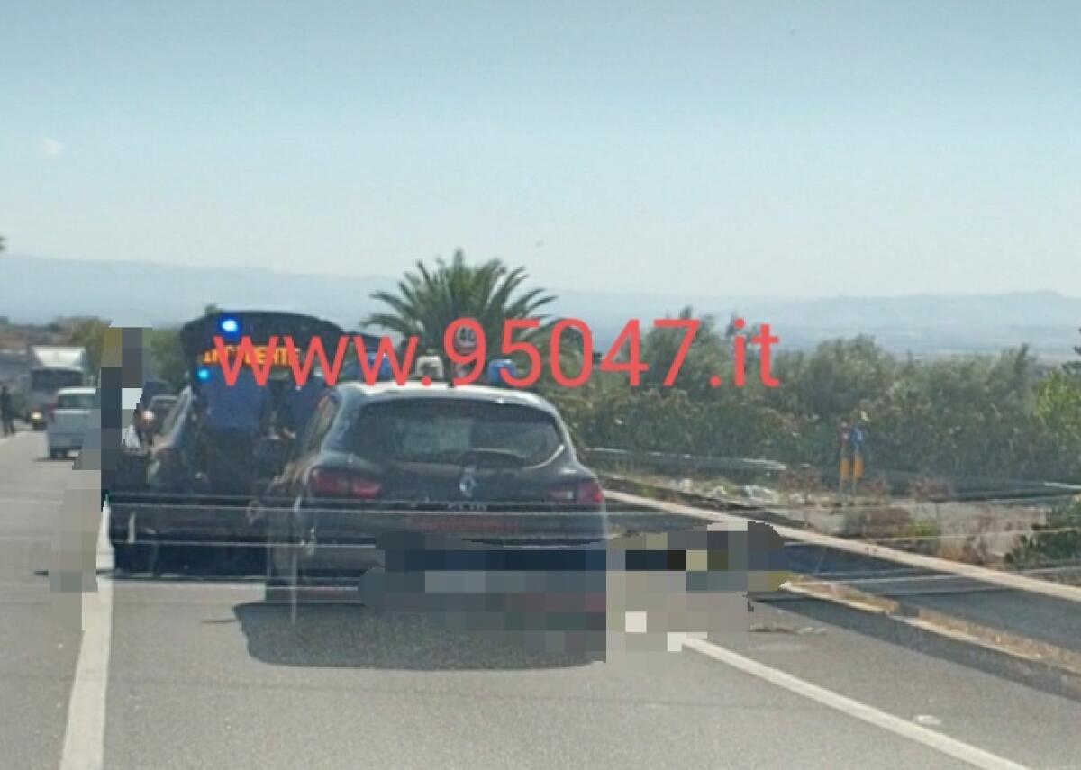 INCIDENTE NEI PRESSI DELLO SVINCOLO PATERNÒ - 