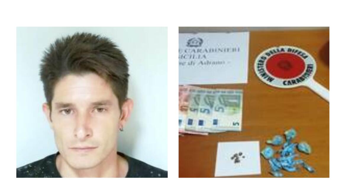 ADRANO: VEDE I CARABINIERI E CHIEDE LORO SCUSA: A CASA AVEVA 40 DOSI DI EROINA - 