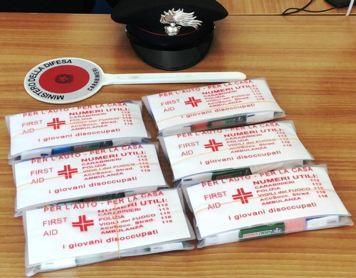 BRONTE, VENDEVANO KIT DI PRONTO SOCCORSO “ANOMALI”: DUE DENUNCIATI - 