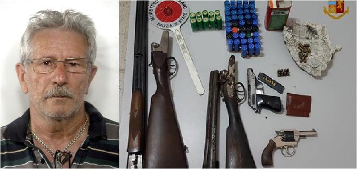 ADRANO SCOPERTO UN MINI ARSENALE - 