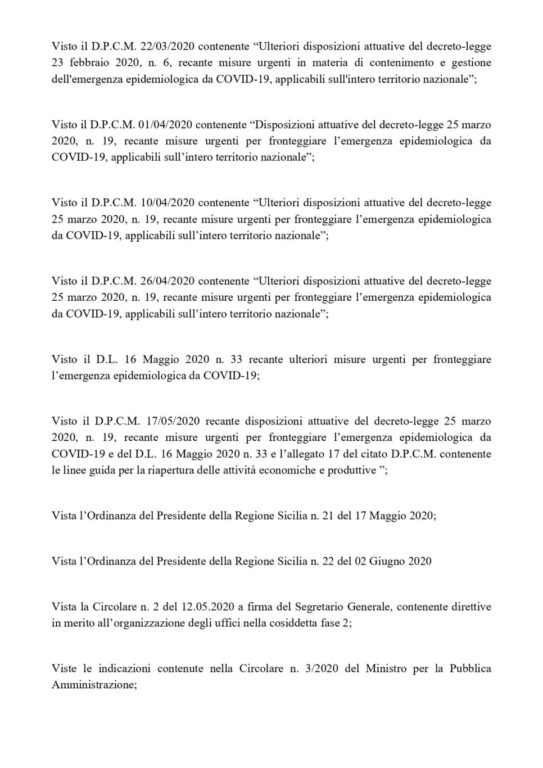 PATERNO’: SALGONO A 13 I CASI DI COVID, CHIUSI GLI UFFICI DI PIAZZA DELLA REGIONE E PALESTRA COMUNALE PER SANIFICAZIONE
