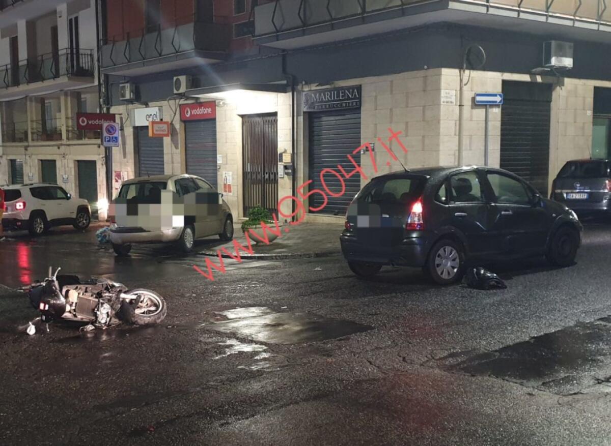 PATERNÒ: INCIDENTE  IN VIA BELLIA, DUE FERITI - 