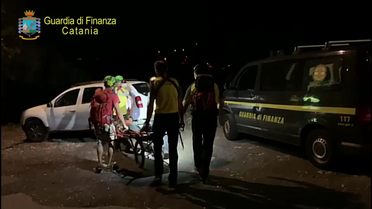 SOCCORSO UN ALPINISTA IN LOCALITA’ MONTE VENERE NEL COMUNE DI CASTELMOLA - 