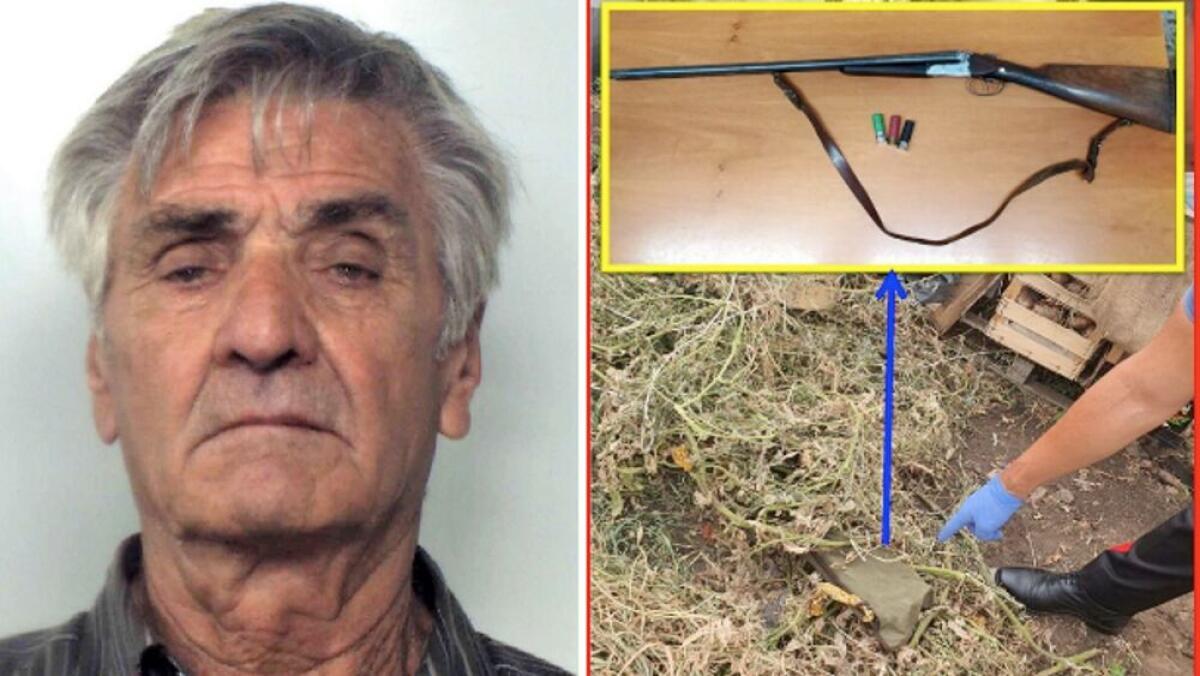 NASCONDEVA IN GIARDINO UN FUCILE CON LA MATRICOLA ABRASA: FRUTTIVENDOLO IN MANETTE - 