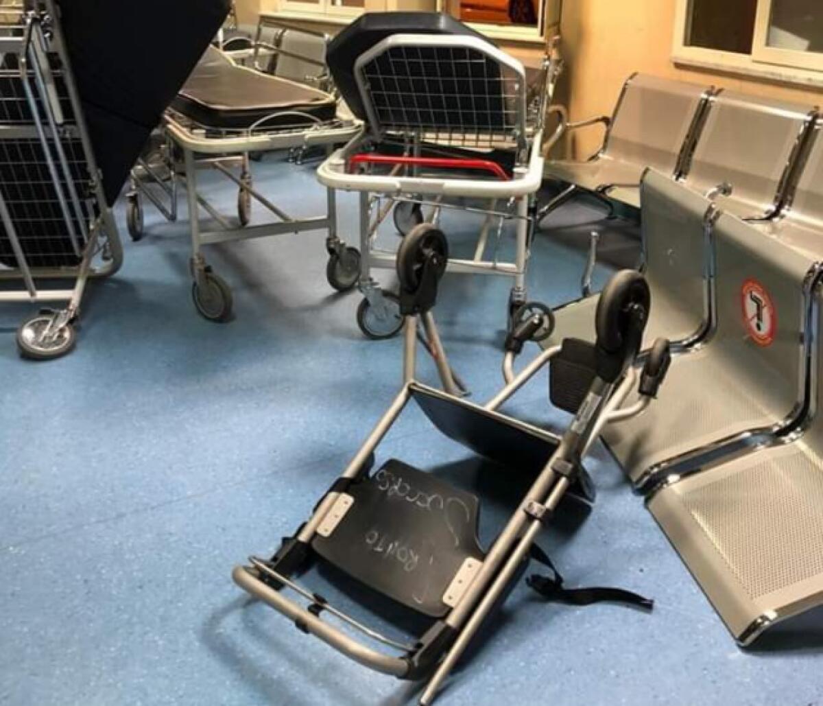 PATERNO':  ENNESIMO EPISODIO DI VIOLENZA IN OSPEDALE,  AGGRESSIONE E DEVASTATO PRONTO SOCCORSO - 